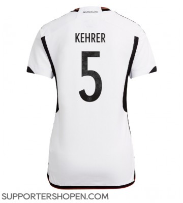Tyskland Thilo Kehrer #5 Hemma Matchtröja Dam VM 2022 Kortärmad